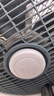 美的（Midea）【超级单品】七叶轻音立式电风扇家用柔风落地扇台式桌面小型风扇大风量节能摇头宿舍电扇 SAF30AB 实拍图