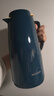 美厨（maxcook）保温壶热水瓶 家用暖壶宿舍玻璃内胆真空开水瓶1.3L北欧蓝MCH7087 实拍图
