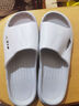 JOYTOUR室内外拖鞋待客一次性拖鞋防滑软底凉拖鞋洗澡拖鞋 灰色44-45 实拍图