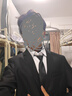 罗蒙西服套装男士商务修身西装男职业正装小西服新郎伴郎结婚礼服外套 黑色双扣【西服+西裤+马甲+衬衫 XL /175【115-130斤】+7件礼品 实拍图