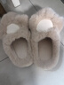 达西先森 爪爪冰棍 棉拖鞋女秋冬季可爱保暖毛拖鞋防滑居家软底拖鞋 实拍图