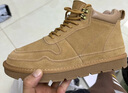 百丽（Belle）休闲雪地靴男棉鞋2025新款厚实羊毛保暖靴东北靴A1334DD5预售 驼色 44 (270mm) 实拍图