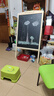 AUCS粉笔黑板支架型家用60*80cm 儿童写字板店铺商用学校教室用家庭摆摊小白板大黑板绿板广告牌展示牌 实拍图