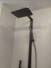 摩恩曼系列智能恒温花洒套装数显增压淋浴花洒家用全套氛围灯钢琴按键 M812-除氯背喷按摩【枪灰恒温】 实拍图