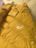 亚瑟士亚瑟士童装冬季中大儿童保暖连帽轻薄羽绒服【赠收纳袋】 753黄色 130 cm 实拍图