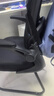 椅品汇电脑椅子人体工学座椅办公室家用电竞舒适久坐学习弓形书桌护腰椅 【四向调节腰托】黑框黑 带头枕 实拍图