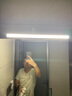 雷士照明（NVC）led镜前灯卫生间浴室化妆灯防水墙壁灯镜柜灯免打孔砂黑8W暖白光 实拍图