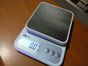 香山 电子秤厨房秤台秤 克称高精度克重秤家用食物称菜秤茶叶烘培蛋糕克数秤咖啡秤水果秤珠宝秤 升级版钢盘-电池款【量程3kg-0.1g】 实拍图