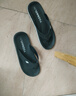 俞兆林（YUZHAOLIN）人字拖男女沙滩鞋凉拖鞋外穿夹趾拖 YE408 黑色 44/45 实拍图