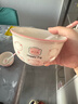 釉下彩可爱卡通碗碟套装家用高颜值陶瓷碗筷盘餐具 2碗2勺 4件套 实拍图