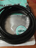 山泽 六类网线 3米千兆高速网络宽带线6类工程家用电脑路由器2.5g监控CAT6成品跳线带双接头黑色WD6030 实拍图
