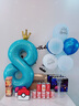 多美忆生日场景布置男孩数字生日气球道具氛围布置儿童派对装饰蓝色8 实拍图