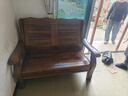 富野 沙发 实木沙发 香樟木沙发组合 小户型中式客厅家具办公室沙发 三人位+单人位+双人位+茶几+方几 实拍图