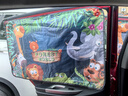 趣行汽车窗帘通用型磁吸遮阳帘车用窗帘防晒隔热 森林世界全车4件套 实拍图