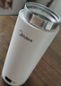 美的（Midea）电热水杯加热电热水壶保温烧水杯 350ml迷你便携式旅行出差 智能恒温 316L不锈钢无异味MK-DB35X22 实拍图
