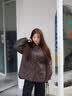 波司登春秋羽绒服女士90绒轻薄衬衫领通勤百搭宽松休闲巴恩风外套 实拍图