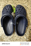 卡骆驰（CROCS）洞洞鞋贝雅男鞋女鞋轻便耐磨一脚蹬拖鞋休闲鞋|10126 深蓝-410 43 (270mm) 实拍图