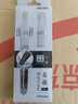 得力（deli）黑色钢笔式毛笔小楷凹型三棱矫正握姿手感舒适持握方便 无需蘸墨 赠6只原装墨囊 HW280-A开学文具 实拍图