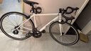 喜德盛公路自行车RC200入门休闲14速变速铝合金车架公路车 2025款RC200 白/灰 700C*480（建议身高165-175） 实拍图