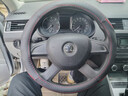 JZCP汽车方向盘套冬季四季通用真皮防滑吸汗超薄高档耐磨保护男款把套 斯柯达速派柯迪亚克明锐昕锐柯米克昕动晶锐昊锐柯珞克 黑色红线 带车标款 实拍图