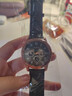 【网红爆款】商务腕表石英运动表休闲皮带男女手表 黑色 实拍图
