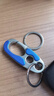 欧美达男士腰挂创意汽车钥匙扣高档家用钥匙链商务简约锁匙扣挂件钥匙环 橙色 实拍图