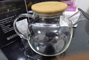 ZOZX德国品质围炉煮茶壶玻璃壶泡茶专用壶冷烧水壶明火电陶炉煮茶器花 【普通款】竹盖茶壶【高硼硅玻璃 明火直烧】 1L 1L以上 实拍图