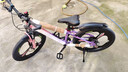 凤凰山地自行车男女变速山地车碟刹青少年儿童自行车学生单车 星际 粉紫【变速+三刀轮】 22寸【适合130-170cm】 实拍图