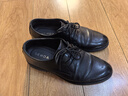 森达父亲礼物皮鞋男自营真皮牛皮上班商务正装男结婚鞋 深黑色 39 实拍图