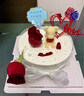 觅今生送男女友生日蛋糕鲜花花束组合玫瑰花束同城配送当天配送 实拍图