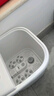 美的（Midea）泡脚桶足浴盆加热保暖自动按摩洗脚盆暖脚高深桶泡小腿可拆洗按摩盘生日礼物送男女友MK-AJ0202 实拍图