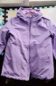 水孩儿（SOUHAIT）童装男女童三防厚外套加绒外套摇粒绒风衣 深紫 120 实拍图
