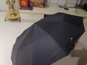 暖心话全自动雨伞折叠大号男女双人晴雨两用防紫外黑胶防晒遮阳伞太阳伞 72骨升级款大伞-尊贵黑 实拍图