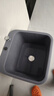 申梵（SHENFAN）拖把池阳台高脚拖把盆卫生间家用墩布池拖布池移动洗地盆水池水槽 40×40×46.5cm【台控下水】灰色 实拍图