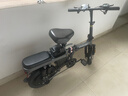 普莱德新国标折叠电动自行车 超长续航电动车 铝合金代驾车 锂电池助力男女通用成人电瓶车 代步电单车 旗舰-12减震-进囗级40A-纯电续航约120km 实拍图