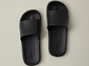 远港男士凉拖鞋EVA防臭2025新款无异味浴室洗澡室内防滑家居大码四季 黑色 42-43 (标准码) 实拍图
