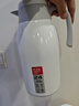 炊大皇 保温壶 2.2L304不锈钢内胆热水瓶家用保温瓶暖水壶【优雅白】 实拍图