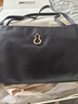 半坡饰族（bampo）女包包新款福瑞方方包头层牛皮大容量轻奢单肩斜挎包礼物女友 墨碳黑【葫芦专属五金】 实拍图