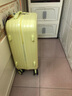 袋鼠（KANGAROO）行李箱男大学生小清新女拉杆箱高颜值万向轮旅行箱多功能密码皮箱 柠檬黄【升级多功能】 22英寸 【小尺寸无侧提】 实拍图