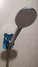 九牧（JOMOO） 增压花洒喷头淋浴淋雨莲蓬头加压高压硅胶除垢花伞花沙喷淋头多档调节花晒洗澡淋浴头 【1】【三档增压+硅胶易洁】手持花洒头 实拍图