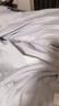 猫人被子A类抗菌大豆纤维春秋被加厚保暖冬被芯6斤200*230cm白拼浅灰 实拍图