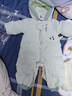 巴拉巴拉童装婴儿羽绒服连体衣宝宝2025新款冬装加厚保暖哈衣爬服萌趣造型 绿色恐龙-白鸭绒 80 cm-充绒量82g 实拍图