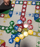 星星舟飞行棋地毯式超大号儿童玩具小学生棋类益智成人大尺寸游戏地垫 飞行棋地毯80*80cm 实拍图