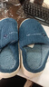 2025踩屎感棉拖鞋女士厚底防滑冬季外穿居家情侣保暖学生男宿舍 小熊小兔棉拖-藏青色 44-45 适合43-44 实拍图