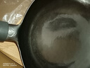 臻三环章丘铁锅熟炒锅手工锅不易粘锅炒锅无涂层炒菜锅厨房好物一环宗师 古法原色适合3-5人 34cm 实拍图