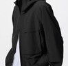 优衣库男装女装防风连帽外套/夹克户外休闲478231 09 黑色 3XL 实拍图