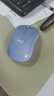 罗技（Logitech）M221 轻音鼠标 无线鼠标 办公鼠标 对称鼠标 带无线微型接收器 雾霭蓝 实拍图