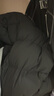 京东京造羽绒服男女情侣同款真鸭绒冬季中长款连帽保暖外套 黑色 L 实拍图