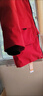 雪中飞【蓄热】童装儿童羽绒服男童女童纯色中大童拼接羽绒服红色130cm 实拍图