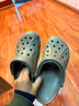 卡骆驰（CROCS）洞洞鞋贝雅男鞋女鞋轻便耐磨一脚蹬拖鞋休闲鞋|10126 卡其色-260 36 /37(220mm) 实拍图
